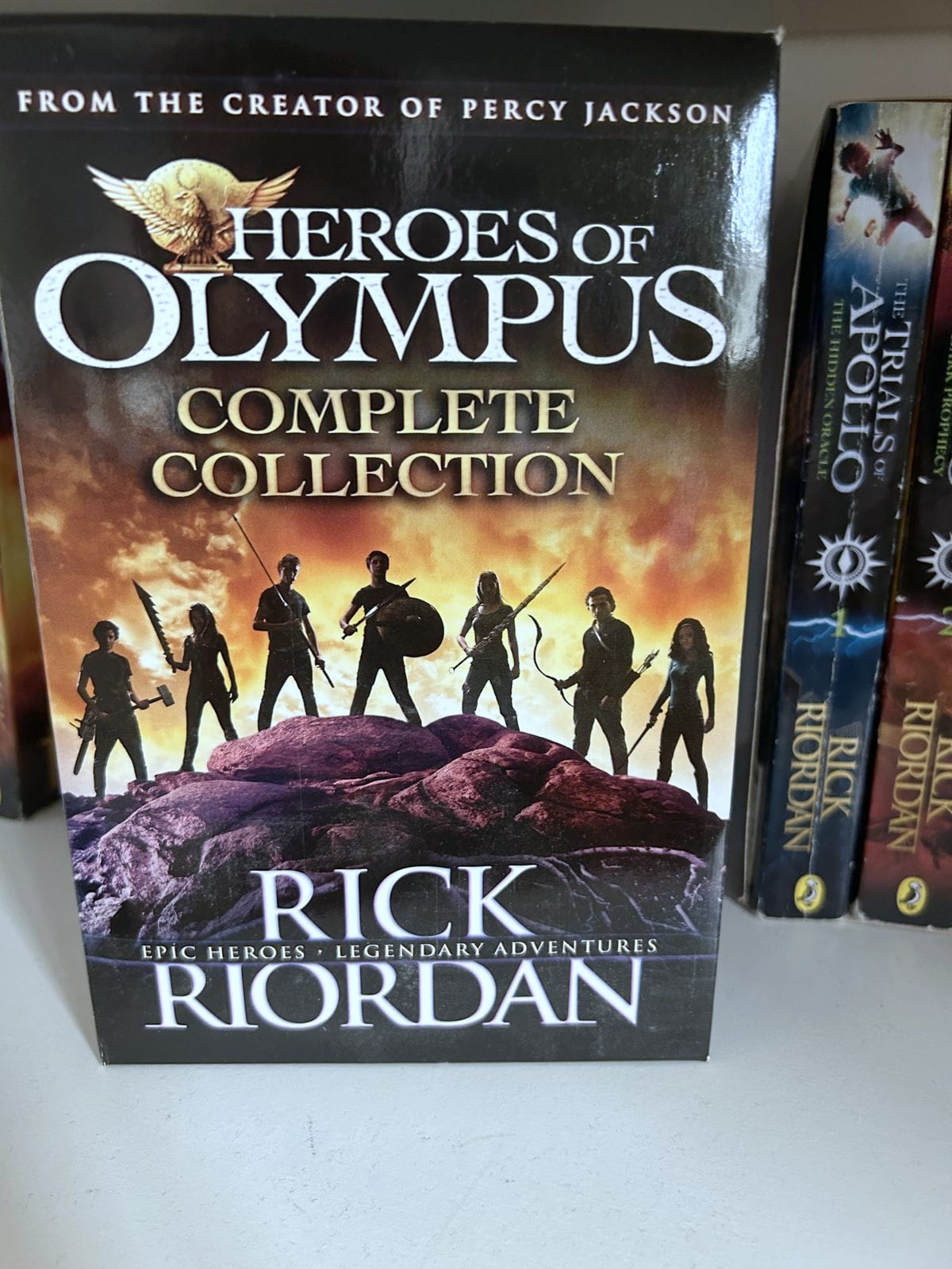 Heroes of Olympus — Complete Collection Box Set, 5 Books (Rick Riordan)