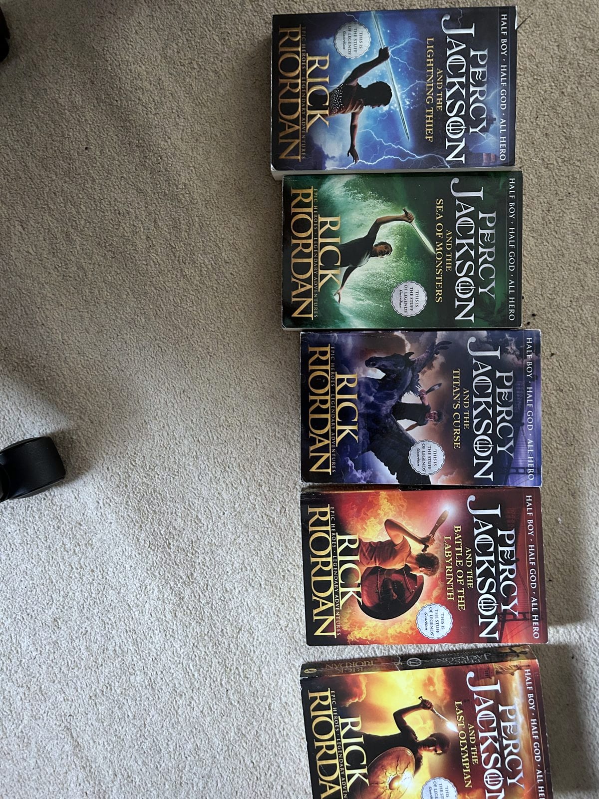 Percy Jackson and the Olympians — Complete 5-Book Series (Rick Riordan)